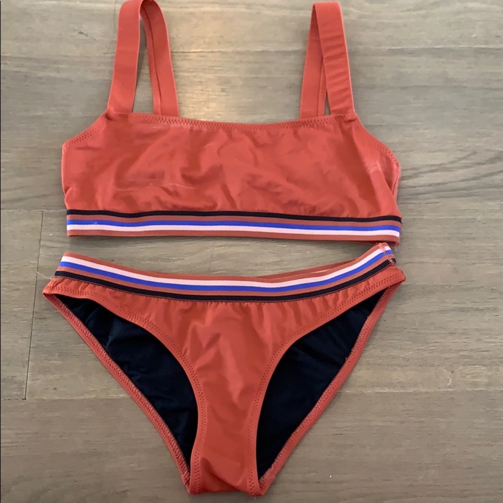 Solid & Striped Perfect Condition Bathing Suit Set - image 1
